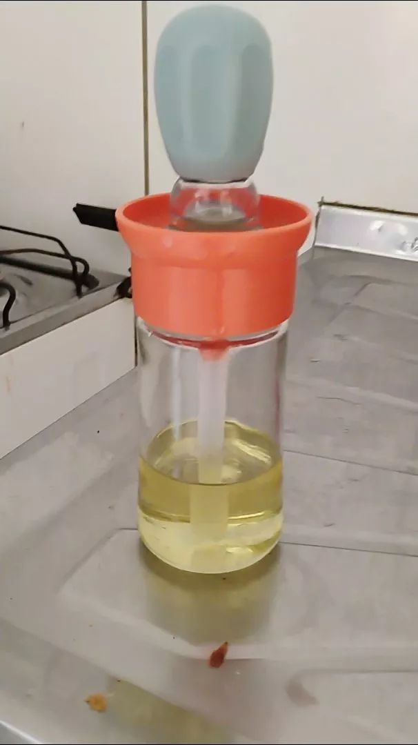Porta Azeite Dispenser Vidro Silicone IZECOOK DELIGHT photo review