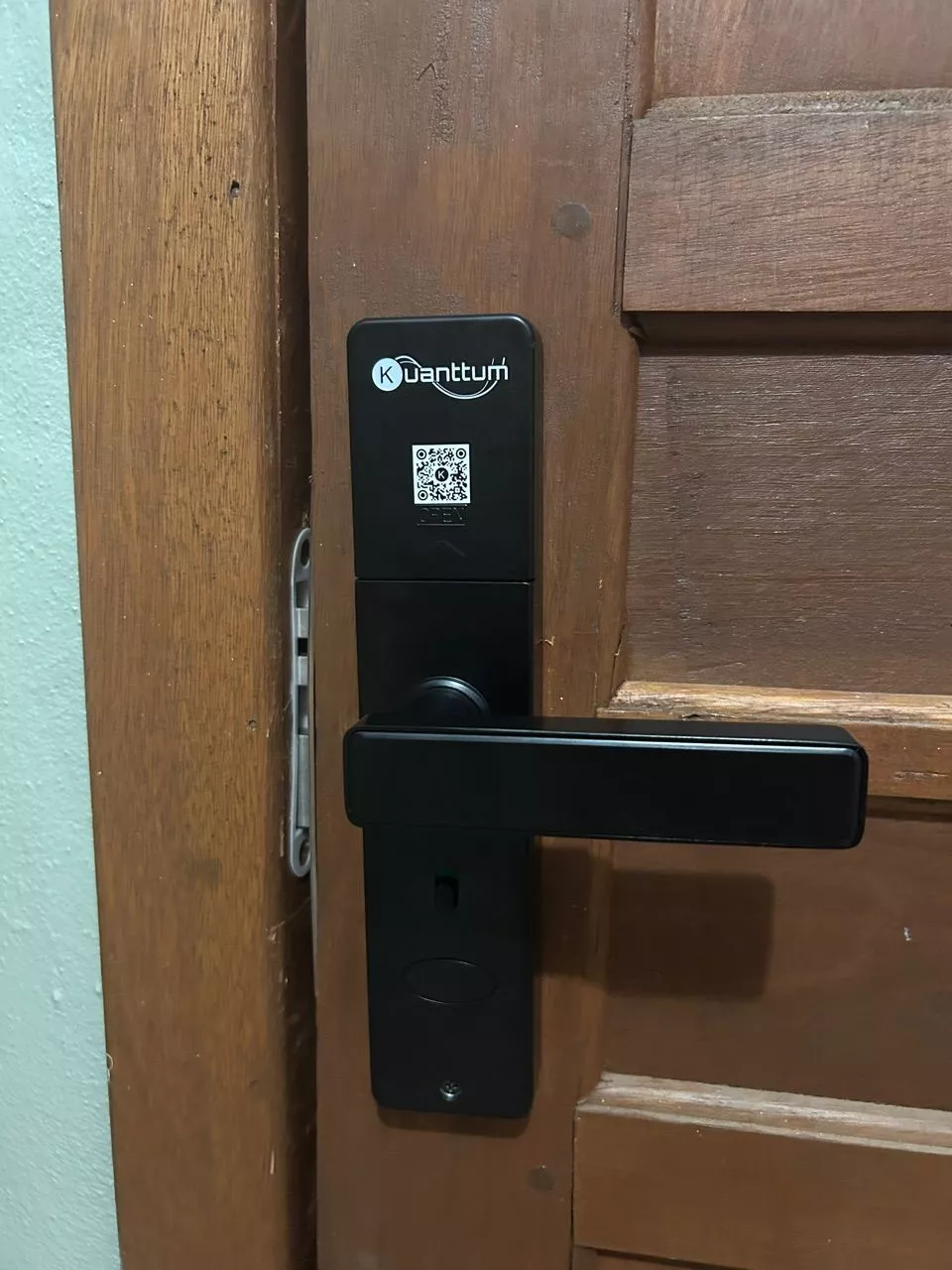 Fechadura Eletrônica Digital Biometrica Senha Kuanttum IZESAFE LOCK photo review
