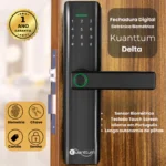 Fechadura Eletrônica Digital Biometrica Senha Kuanttum IZESAFE LOCK