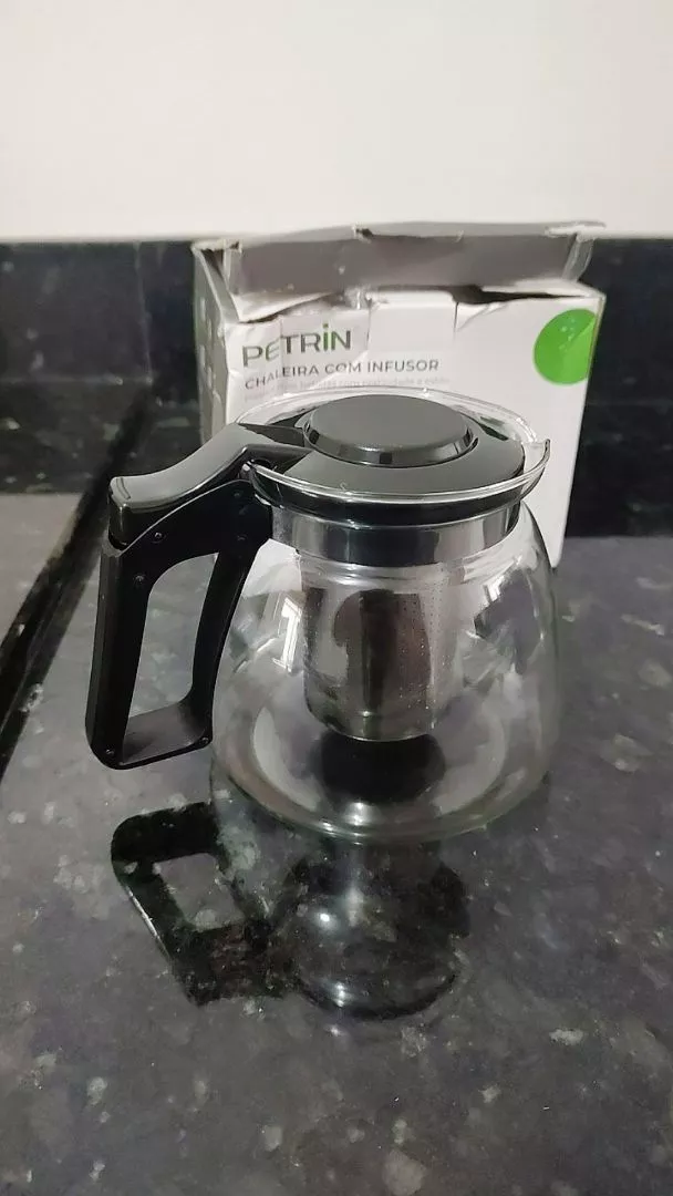 Chaleira de Vidro com Infusor Inox 900ml Tampa Premium IZETEA photo review