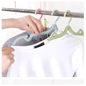 Kit 5 Cabides Dobráveis Compactos Para Viagem, Armário e Roupas Infantis IZEORGANIZE FLEX