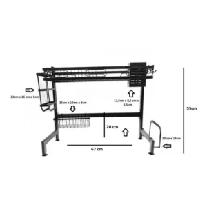 Cozinha Modular Suspensa Sem Furo 100% Aço Auto-Sustentável IZESPACIO PRO