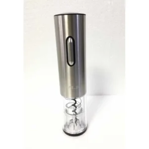 Abridor de Vinho Elétrico Recarregável Inox com Tampa a Vácuo IZEOPEN PRO