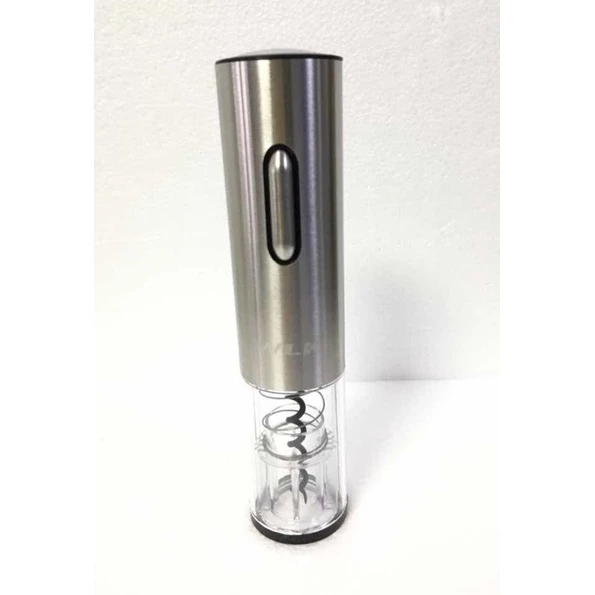 Abridor de Vinho Elétrico Recarregável Inox com Tampa a Vácuo IZEOPEN PRO
