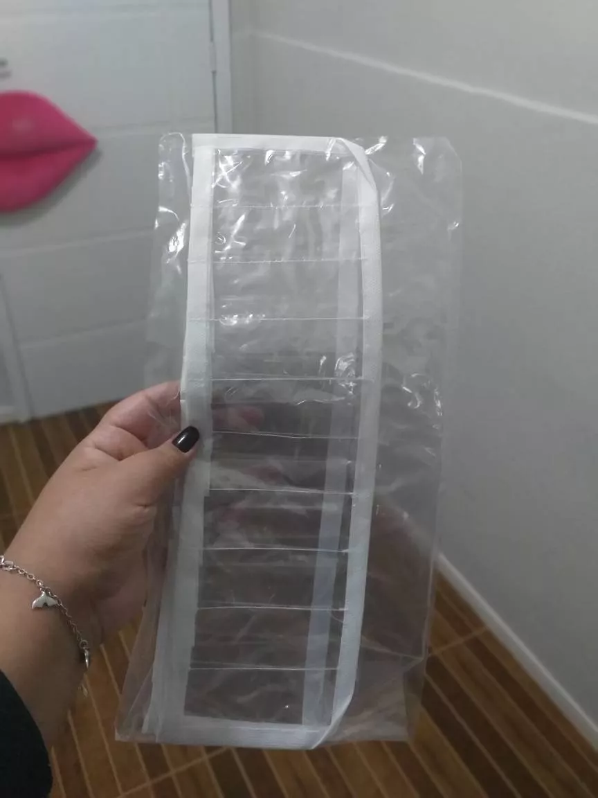 Organizador de Gaveta Colmeia Transparente 10 Divisórias PVC Flexível para Roupas Íntimas IZEORDER MAX photo review