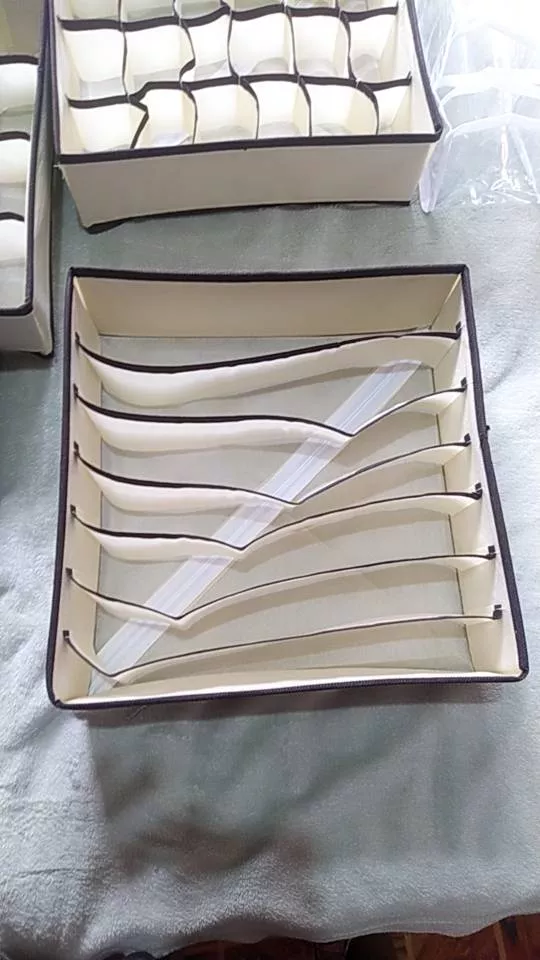 Organizador de Gaveta Colmeia Transparente 10 Divisórias PVC Flexível para Roupas Íntimas IZEORDER MAX photo review