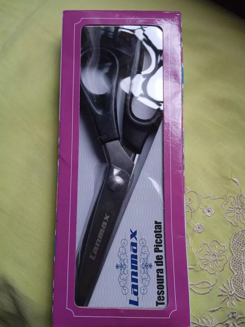 Tesoura de Picotar Profissional LANMAX Inox Artesanato IZECRAFT PRO photo review