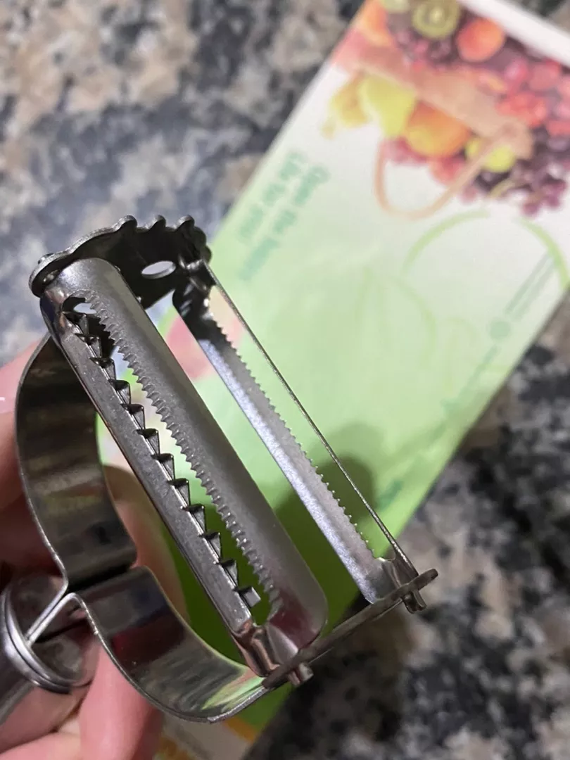 Descascador Inox Dupla Lâmina Legumes Frutas Resistente IZEPEEL PRO photo review