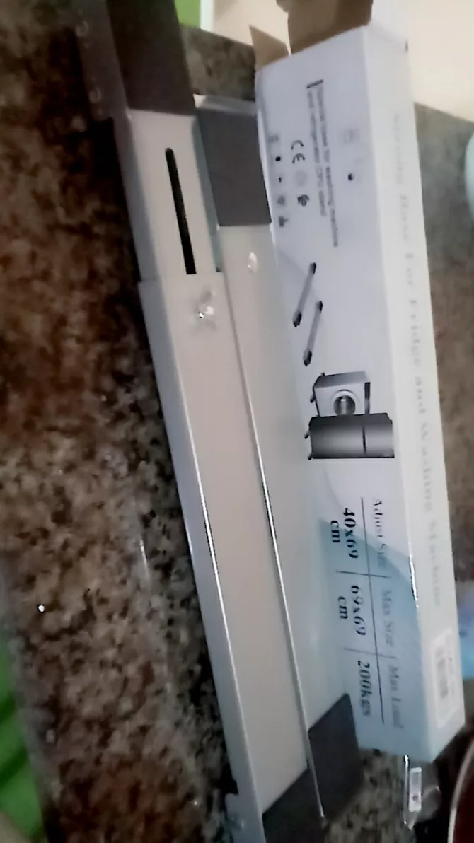 Suporte Com Rodinhas Ajustável Para Geladeira, Fogão E Máquina De Lavar Até 200kg, Freio E Base Antiderrapante IZELOAD PRO photo review