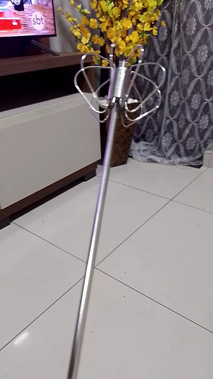 Batedor de Ovos Inox Manual 30cm Para Claras Café IZEHANDY WHISK photo review