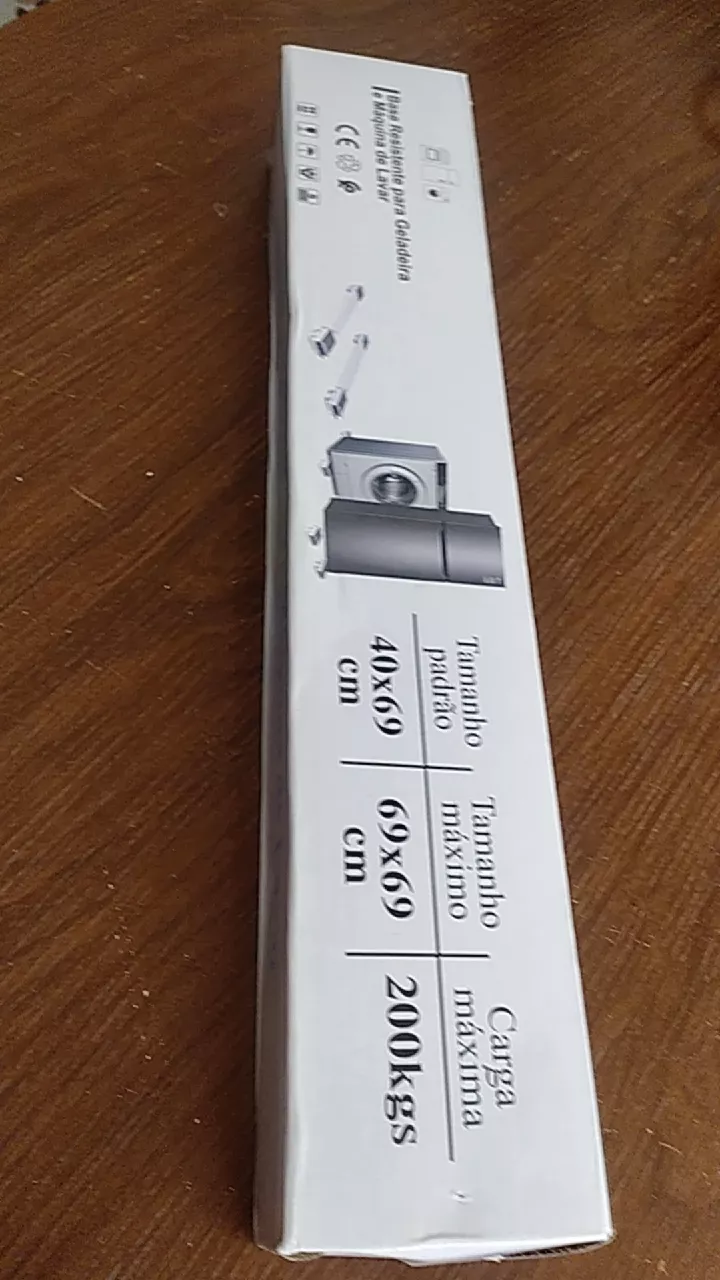Suporte Com Rodinhas Ajustável Para Geladeira, Fogão E Máquina De Lavar Até 200kg, Freio E Base Antiderrapante IZELOAD PRO photo review