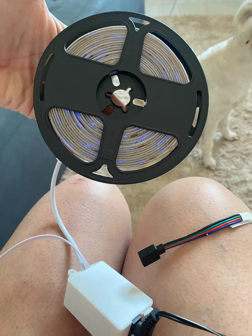 Fita LED RGB 5m Controle Remoto Econômica Iluminação Decorativa IZEFLASH COLOR photo review