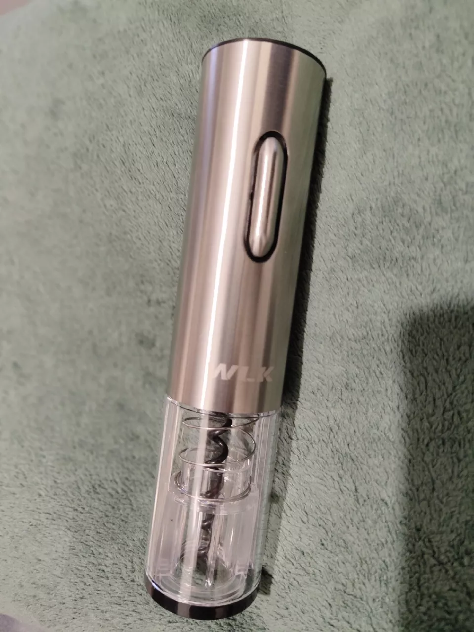 Abridor de Vinho Elétrico Recarregável Inox com Tampa a Vácuo IZEOPEN PRO photo review