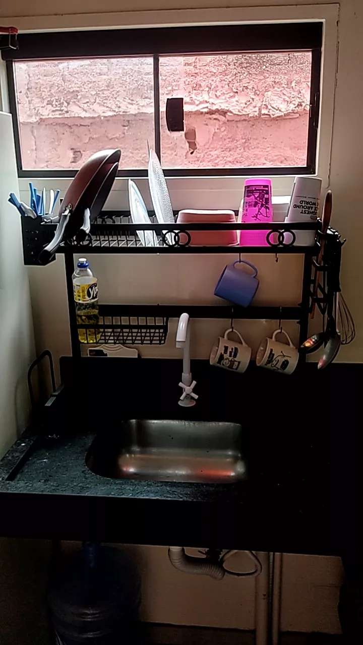 Cozinha Modular Suspensa Sem Furo 100% Aço Auto-Sustentável IZESPACIO PRO photo review