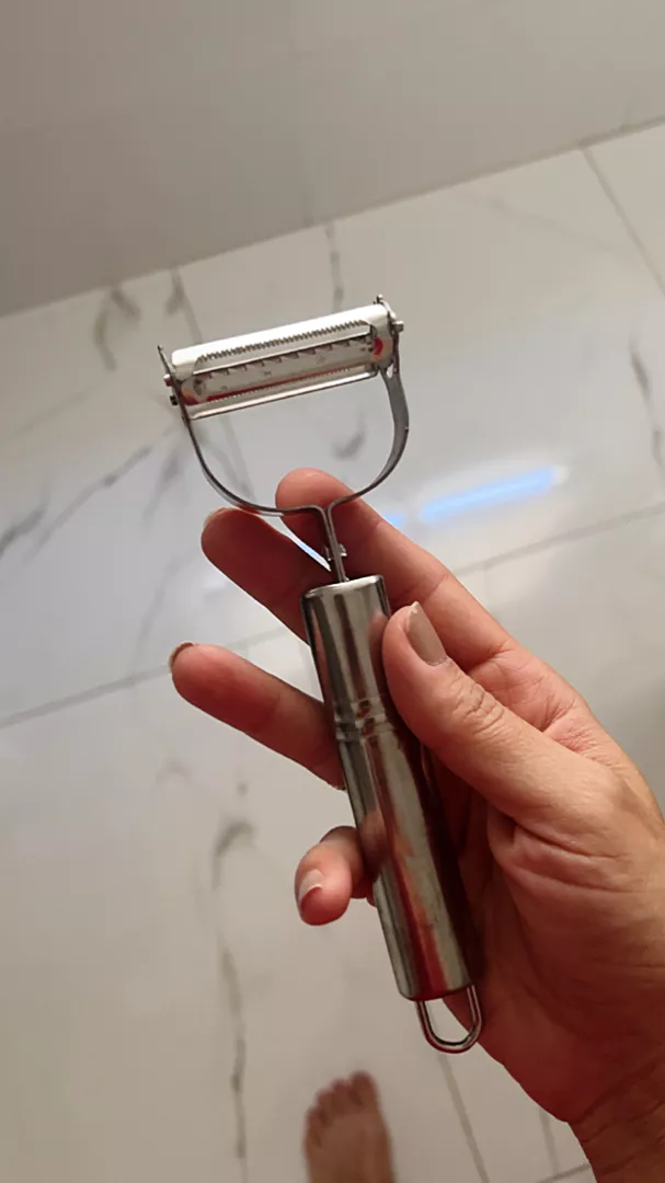 Descascador Inox Dupla Lâmina Legumes Frutas Resistente IZEPEEL PRO photo review