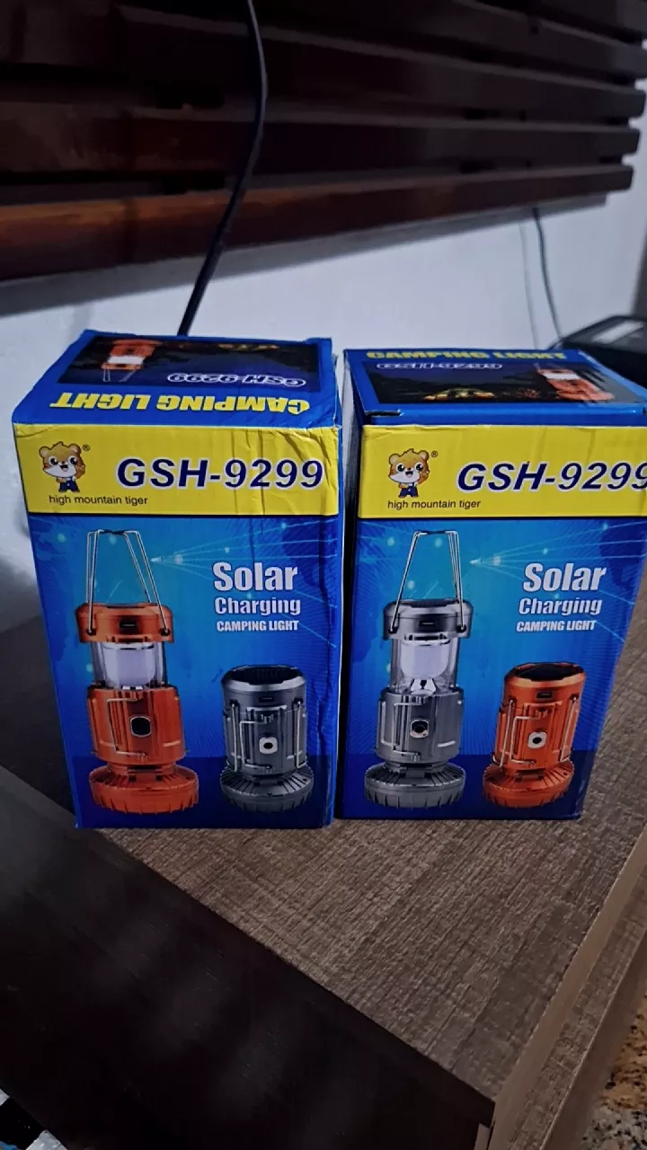 Lampião Solar Retrátil 6 LED Portátil à Prova d'Água para Camping IZEOUTDOOR POWER photo review