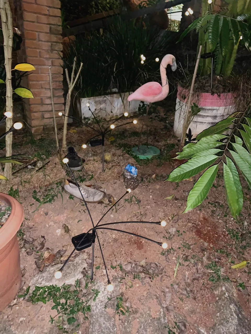 Kit Luminária Solar LED Jardim À Prova D'Água Mudança de Cor Firefly IZEGARDEN LIGHT photo review