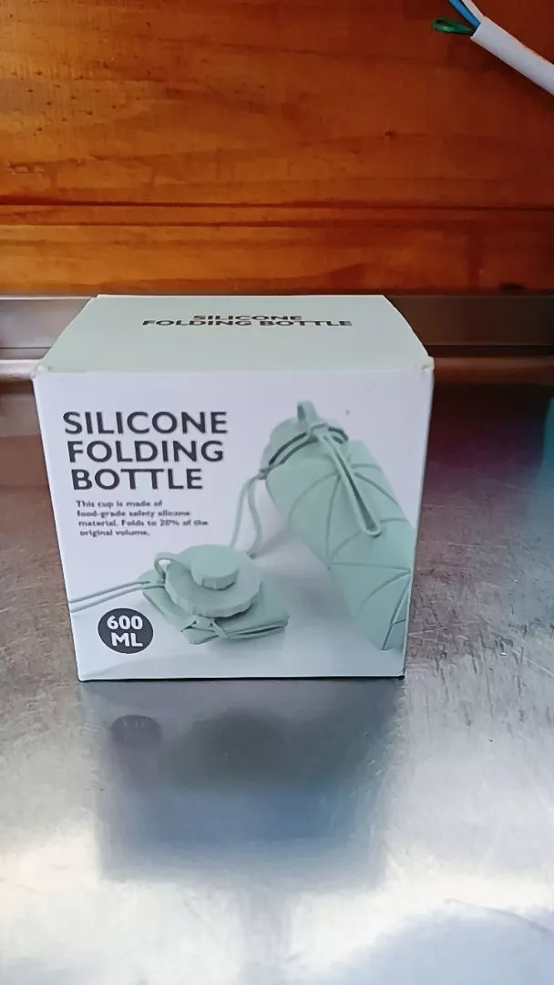 Garrafa de Água Dobrável Silicone 600ml Portátil BPA Free Lavável IZEHYDRA FLEX photo review