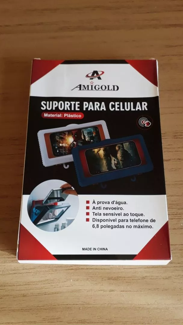 Suporte de Celular à Prova D’Água para Banheiro e Cozinha, Sensível ao Toque, Instalação Sem Furos IZESAFE TOUCH photo review