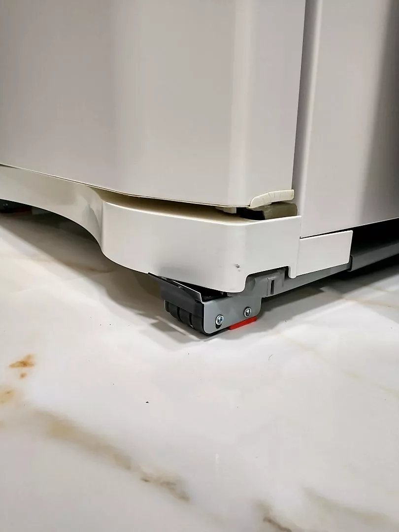 Suporte Com Rodinhas Ajustável Para Geladeira, Fogão E Máquina De Lavar Até 200kg, Freio E Base Antiderrapante IZELOAD PRO photo review