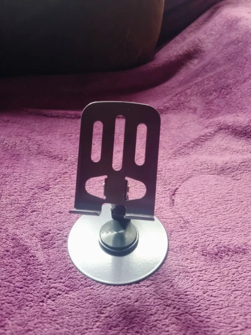 Suporte de Mesa Alumínio Rotativo 360° Ajustável Compatível Tablet Celular IZEFLEX STAND photo review