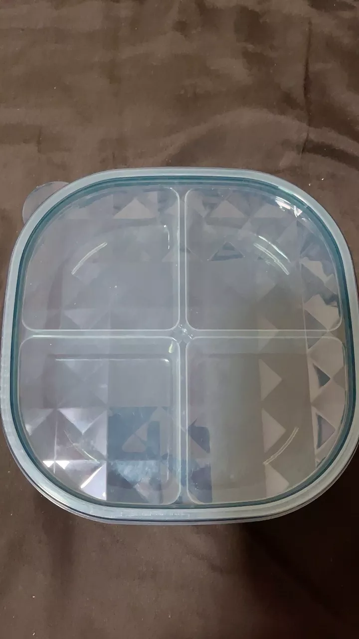 Caixa Organizadora de Alho e Legumes 6 Divisórias Acrílico Transparente Empilhável IZEKEEP FRESH photo review