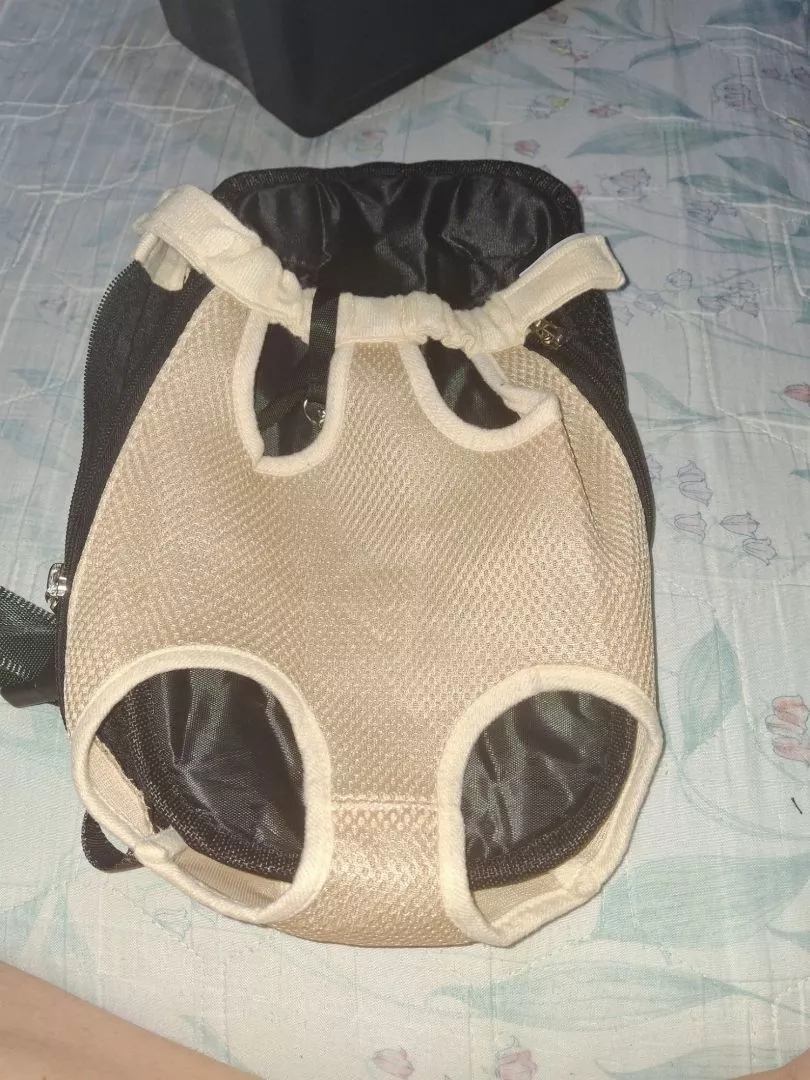 Mochila Canguru Pet Acolchoada Ajustável para Passeios IZEGO ADVENTURE photo review