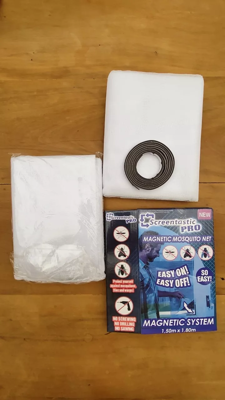 Tela Mosquiteira Magnética Ajustável para Janelas, Anti-Inseto, Fácil Instalação, PVC Resistente – IZESHIELD AIR PRO photo review
