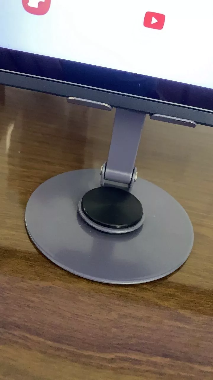 Suporte de Mesa Alumínio Rotativo 360° Ajustável Compatível Tablet Celular IZEFLEX STAND photo review