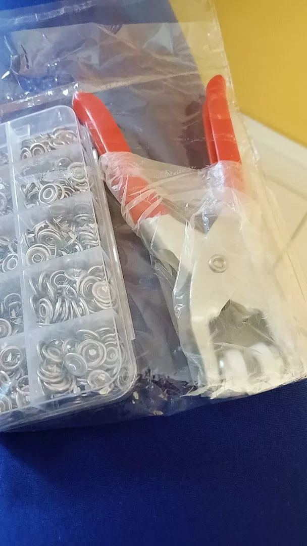 Alicate Aplicador de Botão de Pressão para Roupas de Bebê Latão Inox 150 Peças IZESNAP PRO photo review