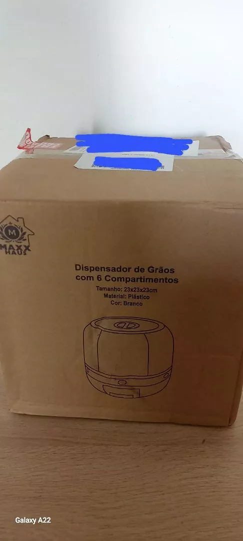 Dispenser Giratório 6 Compartimentos para Grãos e Cereais Transparente Conservação IZECO FRESH photo review