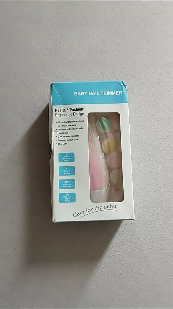 Lixador de Unha Elétrico Bebê e Adulto 6 Lixas Luz LED Estojo IZECARE SAFE photo review