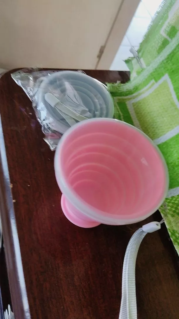 Copo Retrátil de Silicone 200ml com Tampa, Portátil, Ecológico IZEPOCKET FLEX photo review