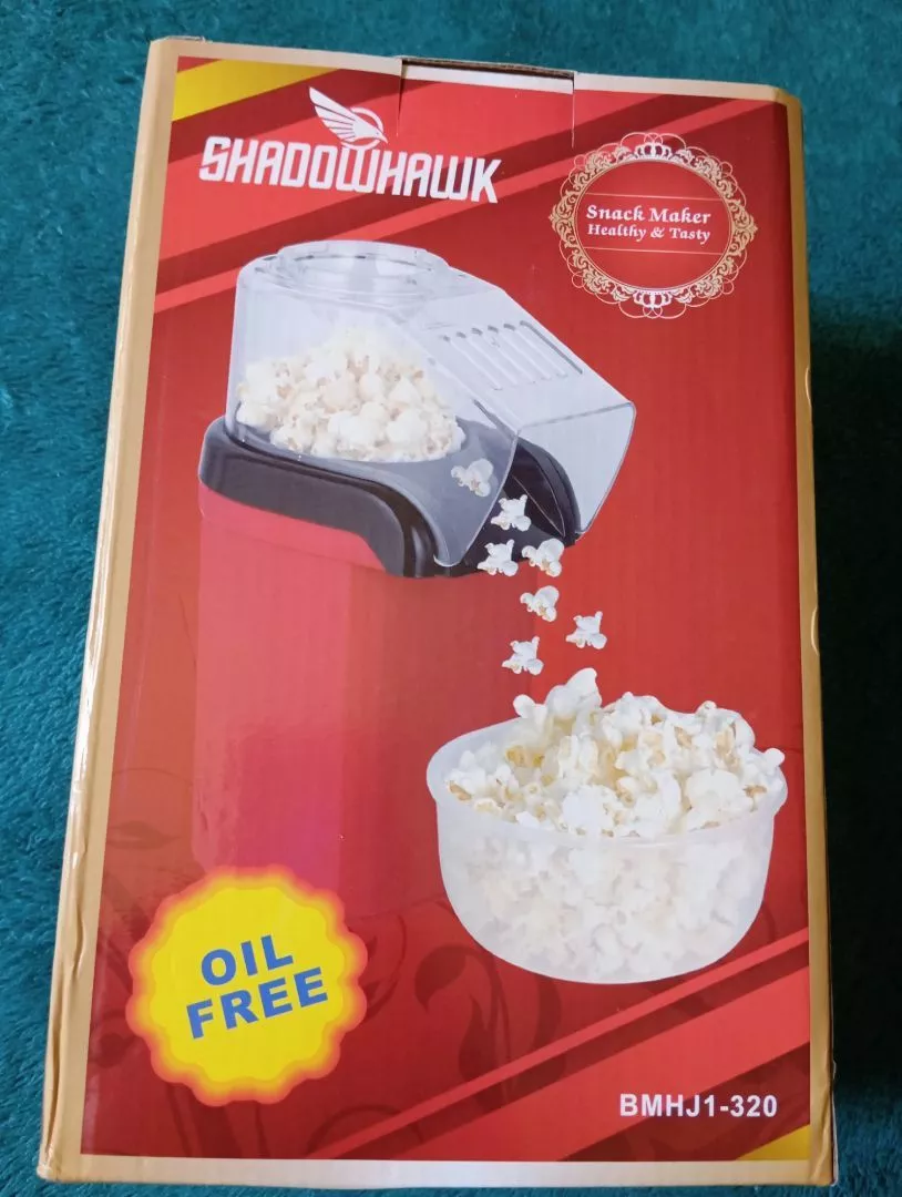 Pipoqueira Elétrica Ar Quente Sem Óleo 1200W Vermelha IZEPOPCORN FIT photo review