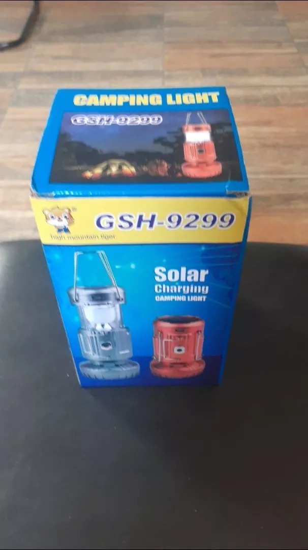 Lampião Solar Retrátil 6 LED Portátil à Prova d'Água para Camping IZEOUTDOOR POWER photo review