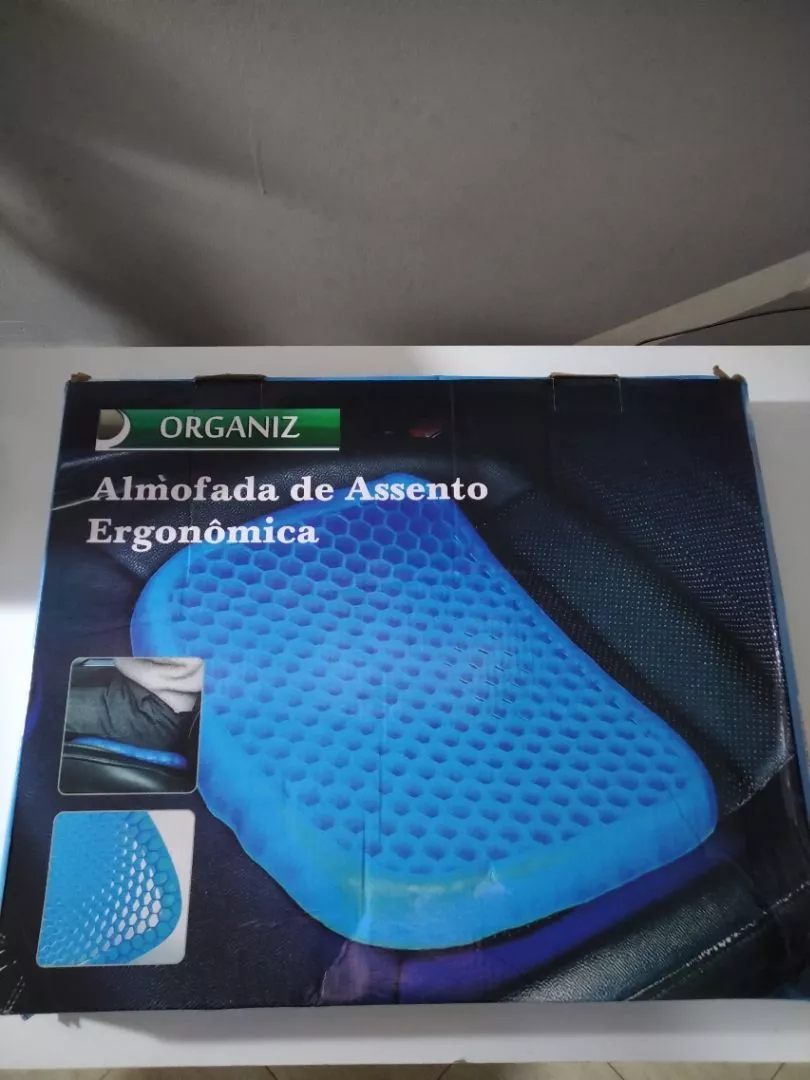 Almofada Ortopédica Gel Antiescara Para Cóccix, Protetor Lavável, Suporta 100kg - IZEERGONOMIC RELIEF photo review