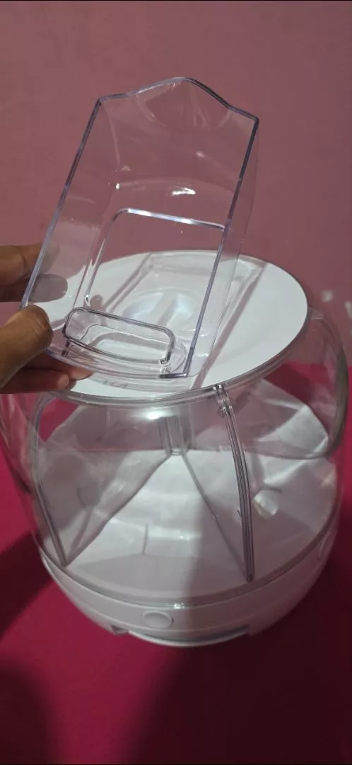 Dispenser Giratório 6 Compartimentos para Grãos e Cereais Transparente Conservação IZECO FRESH photo review
