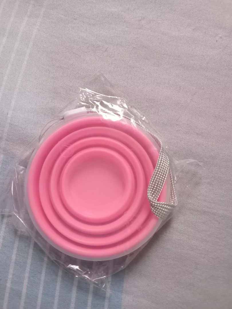Copo Retrátil de Silicone 200ml com Tampa, Portátil, Ecológico IZEPOCKET FLEX photo review