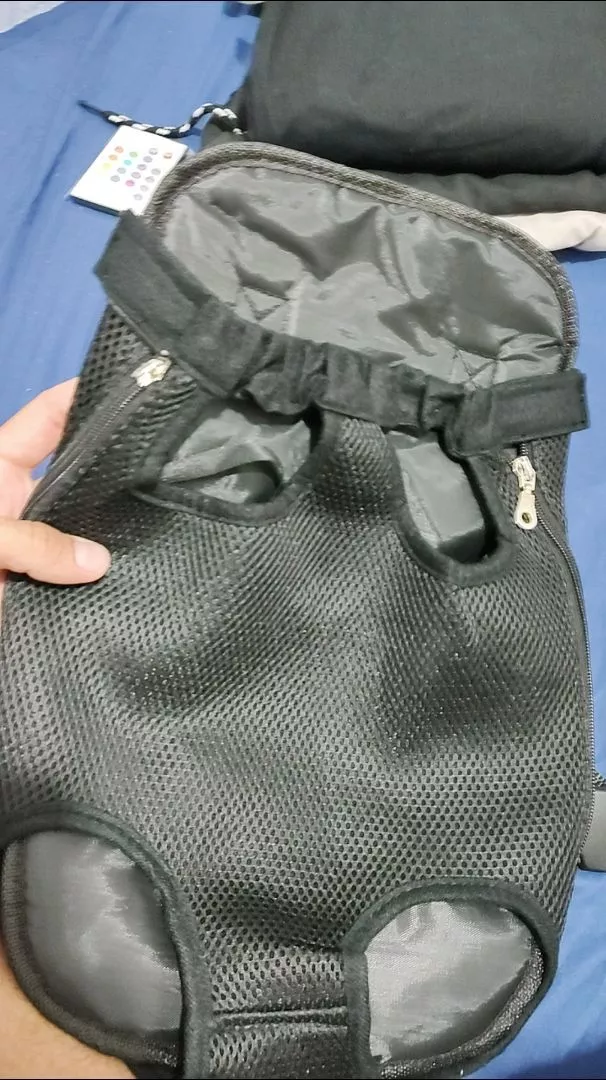 Mochila Canguru Pet Acolchoada Ajustável para Passeios IZEGO ADVENTURE photo review