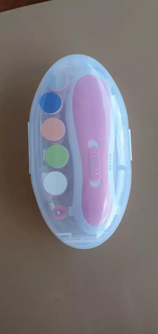 Lixador de Unha Elétrico Bebê e Adulto 6 Lixas Luz LED Estojo IZECARE SAFE photo review