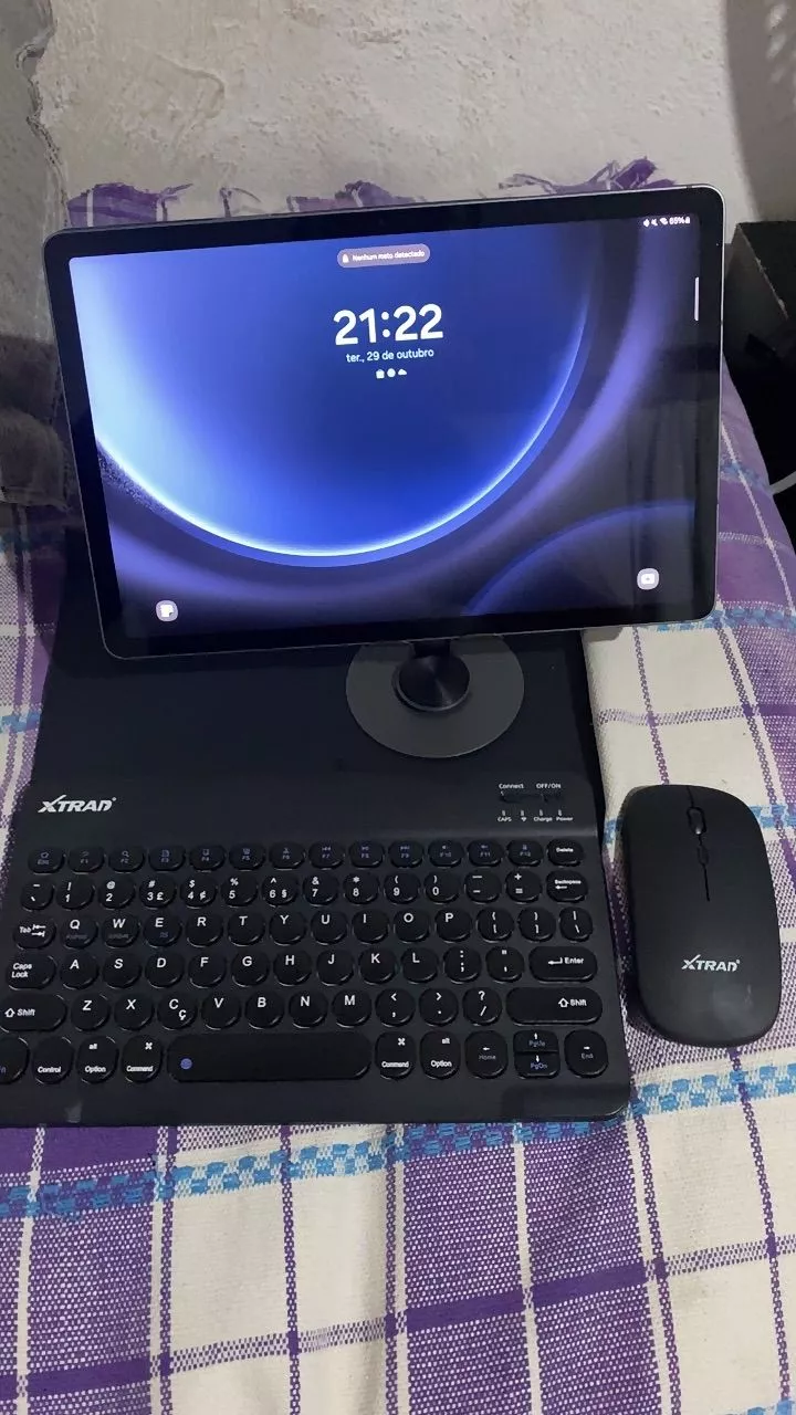 Suporte de Mesa Alumínio Rotativo 360° Ajustável Compatível Tablet Celular IZEFLEX STAND photo review