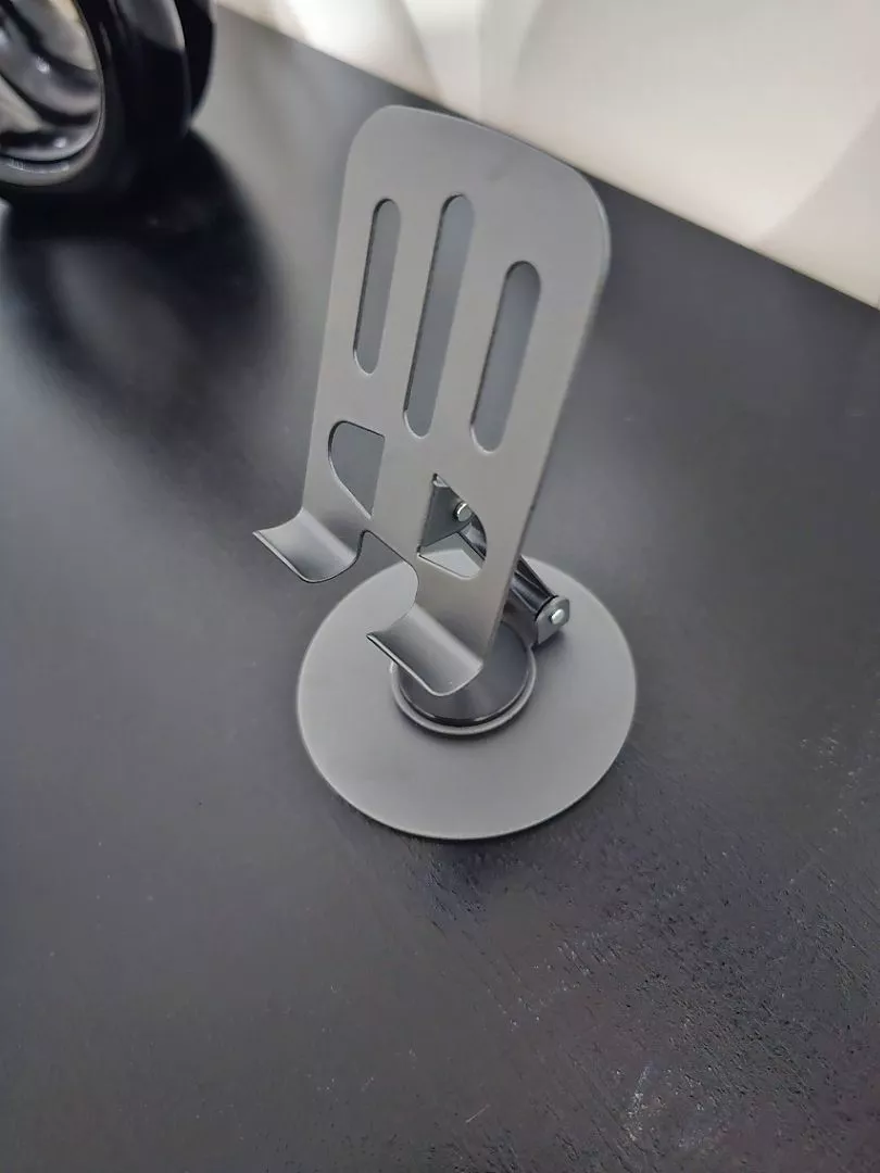 Suporte de Mesa Alumínio Rotativo 360° Ajustável Compatível Tablet Celular IZEFLEX STAND photo review