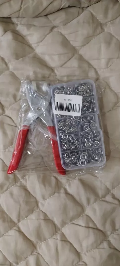 Alicate Aplicador de Botão de Pressão para Roupas de Bebê Latão Inox 150 Peças IZESNAP PRO photo review