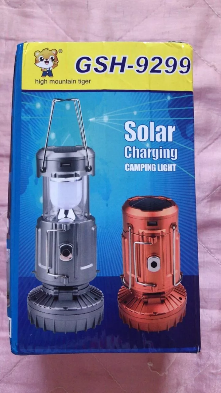 Lampião Solar Retrátil 6 LED Portátil à Prova d'Água para Camping IZEOUTDOOR POWER photo review