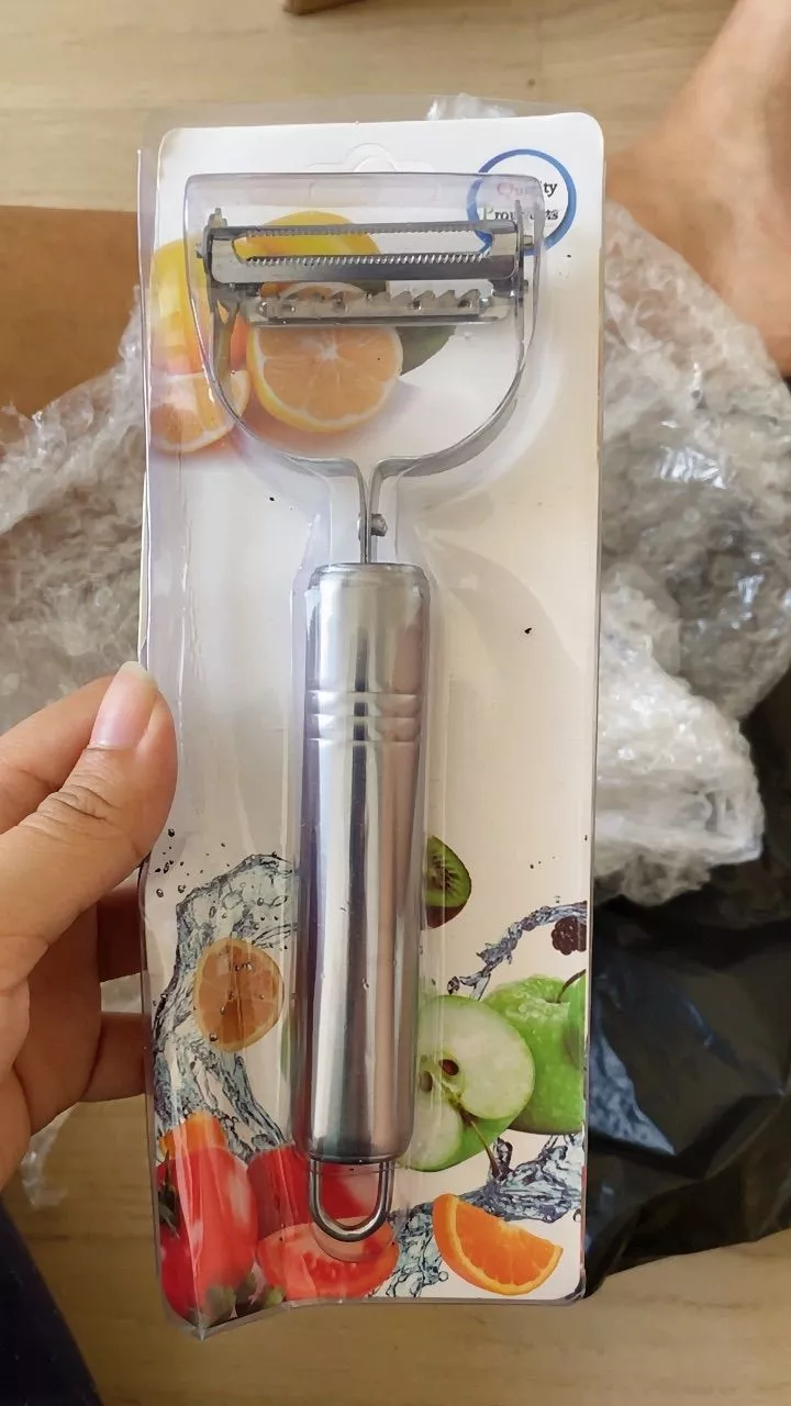 Descascador Inox Dupla Lâmina Legumes Frutas Resistente IZEPEEL PRO photo review