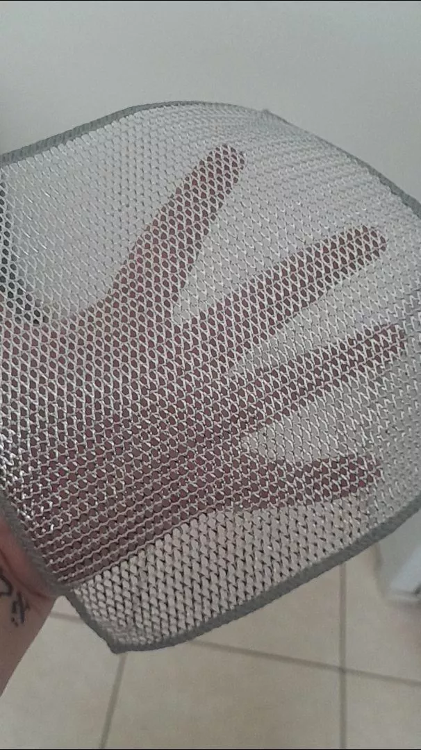 Pano de Limpeza Metálico Multiuso 20x20cm Antioleosidade para Fogão, Pratos e Panelas IZECLEAN PRO photo review
