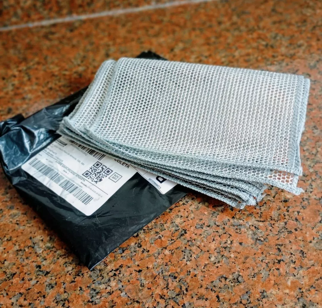 Pano de Limpeza Metálico Multiuso 20x20cm Antioleosidade para Fogão, Pratos e Panelas IZECLEAN PRO photo review