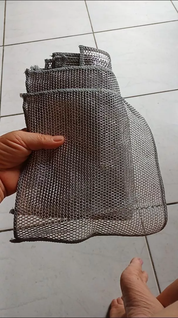Pano de Limpeza Metálico Multiuso 20x20cm Antioleosidade para Fogão, Pratos e Panelas IZECLEAN PRO photo review