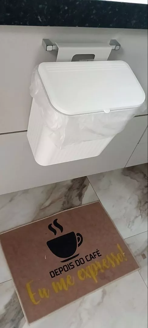 Lixeira Suspensa Adesiva 9L Anti Odor, Fixação Sem Furos, Design Moderno IZECLIP FRESH photo review