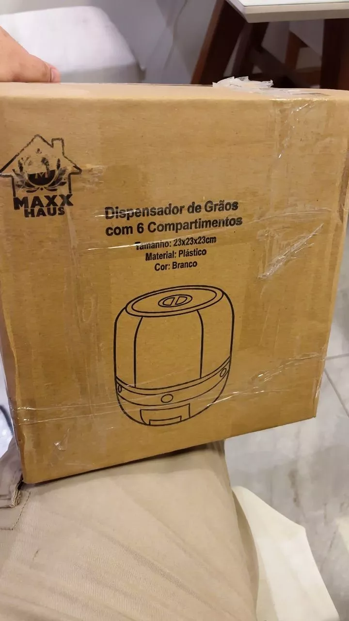 Dispenser Giratório 6 Compartimentos para Grãos e Cereais Transparente Conservação IZECO FRESH photo review